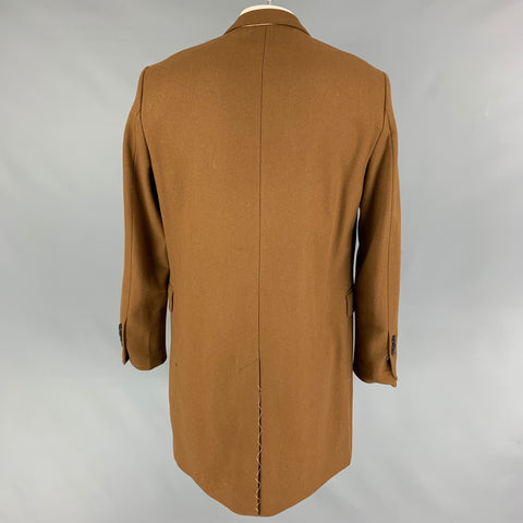 AMI by ALEXANDRE MATTIUSSI Size 44 Brown Notch Lapel Coat