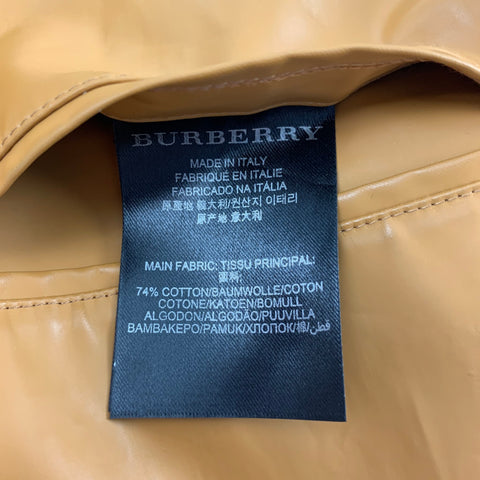 BURBERRY PRORSUM Resort 2012 Size 40 Mustard Yellow Raincoat