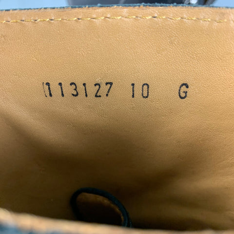 GRENSON Size 10 Black Leather Lace Up Boots