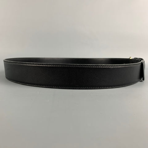 GUCCI Talla 40 Cinturón de cuero negro