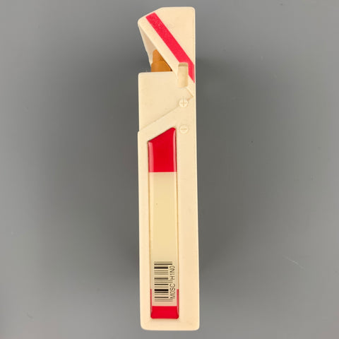 Cigarrillo de goma MOSCHINO blanco y rosa Funda y vinilo para iPhone