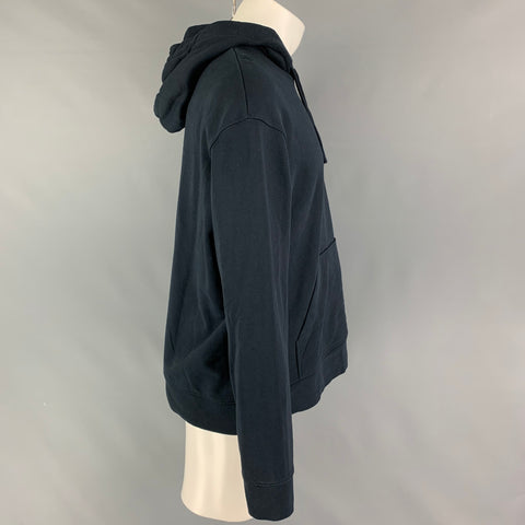 COS Size M Navy Cotton Hoodie Sweatshirt