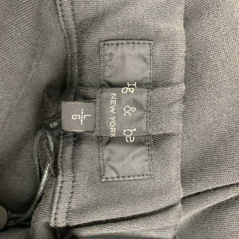 RAG & BONE Size L Charcoal Cotton Sweatpants
