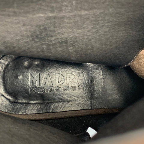 MADRAS Talla 7 Botines desierto de ante con corte marrón