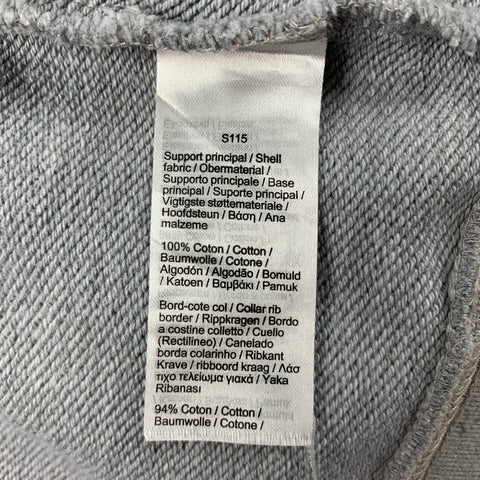 LACOSTE x NATIONAL GEOGRAPHIC Size M Grey Heather Cotton Crew-Neck Sweatshirt