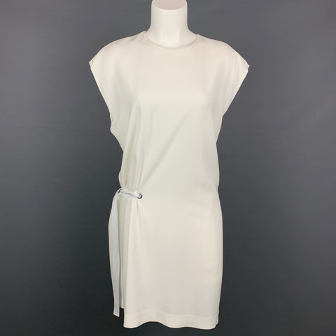 RAG &amp; BONE Taille S Robe Etta sans manches en mélange de triacétate blanc