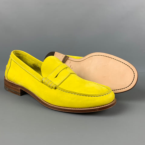 N.D.C. Size 11 Yellow SLeather Slip On Loafers