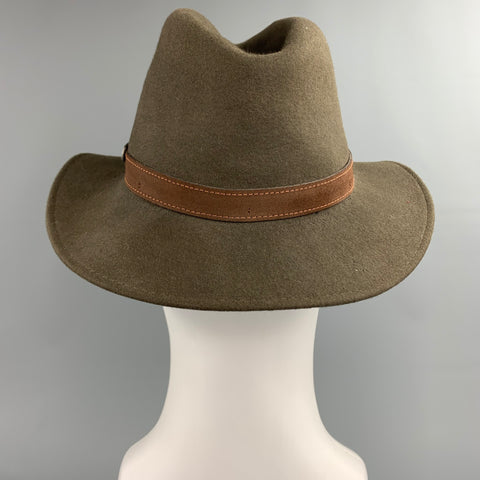BORSALINO Marco Olive Water Repellent Felt Hat