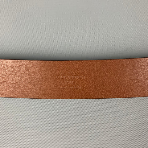 LOUIS VUITTON Size 40 Brown Leather Belt