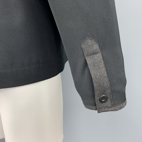MARITHE+FRANCOIS GIRBAUD Talla S Chaqueta ligera de poliéster con cremallera negra