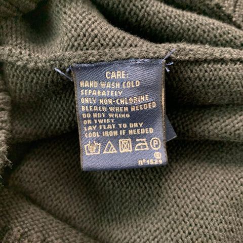 RALPH LAUREN Size XS Black Cotton Pullover