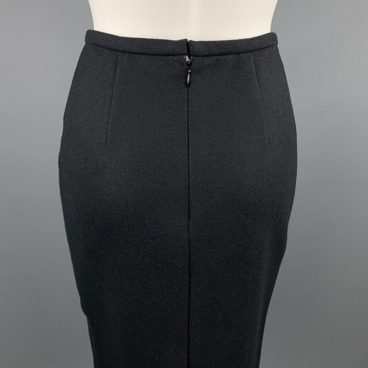 BARBARA TFANK Size 4 Black Pencil Skirt