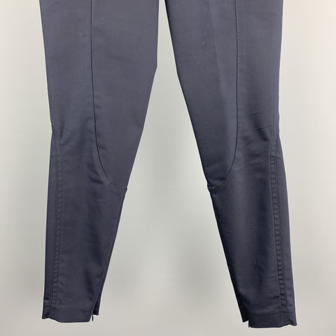 THE ROW Size XS Navy Slim Leg Riding Style Dress Pants