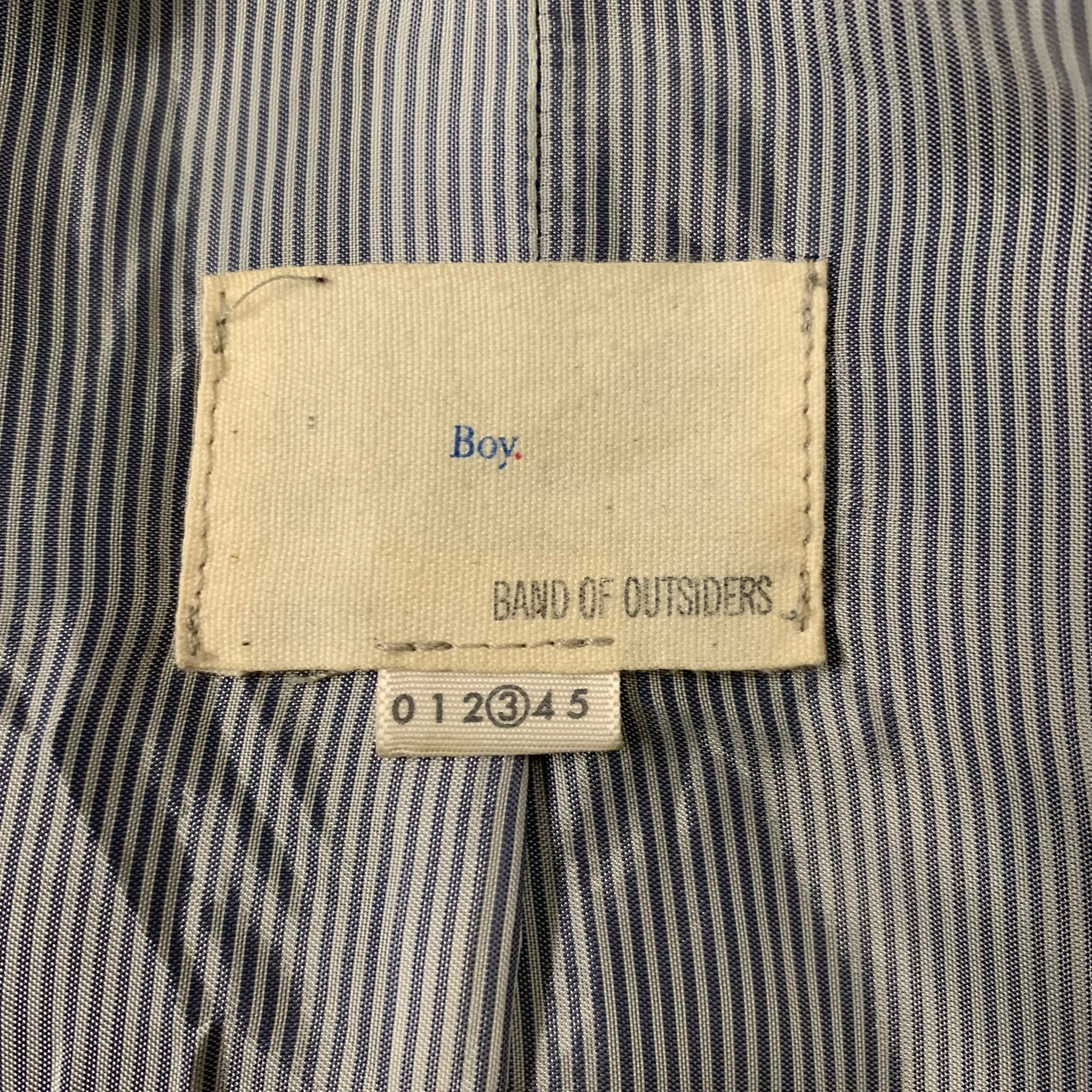 BAND OF OUTSIDERS ジャケット made in italy 8d6206c2b48474689639927377b822