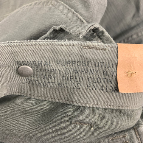 RRL by RALPH LAUREN Size 36 Olive Cotton Utility Casual Pants