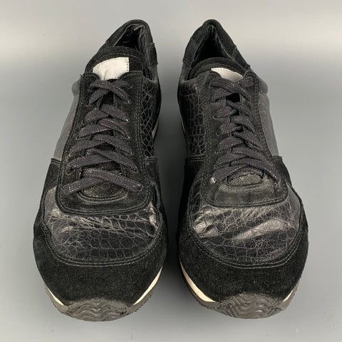 OUR LEGACY Baskets en cuir noir taille 11