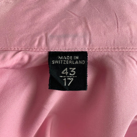 TOM FORD Size XL Pink Cotton Long Sleeve Shirt