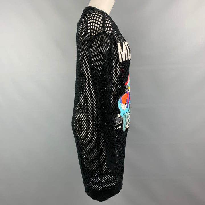 MOSCHINO x H&amp;M Talla XS Jersey Disney de lana de malla negro y multicolor