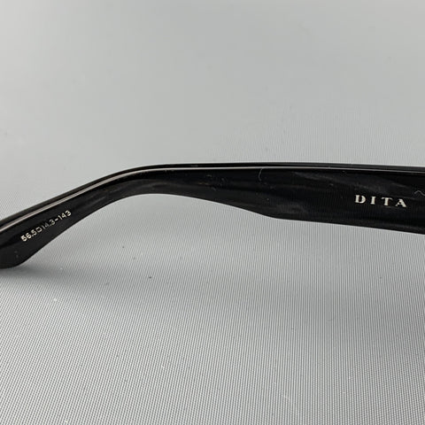 DITA "Insider" Black Acetate Sunglasses