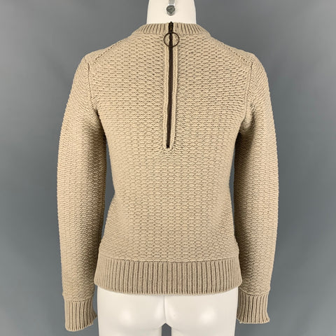 LOUIS VUITTON Size M Oatmeal Knitted Wool / Cashmere Sweater