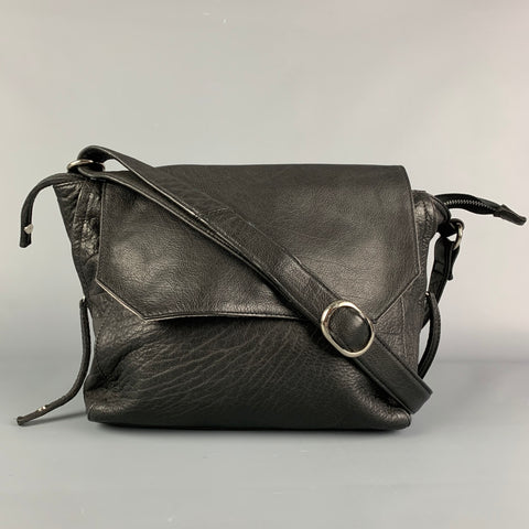DAY & MOOD Black Leather Cross Body Bag