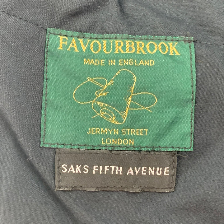 FAVOURBROOK Taille 36 Pantalon habillé en velours de coton vert forêt avec braguette boutonnée