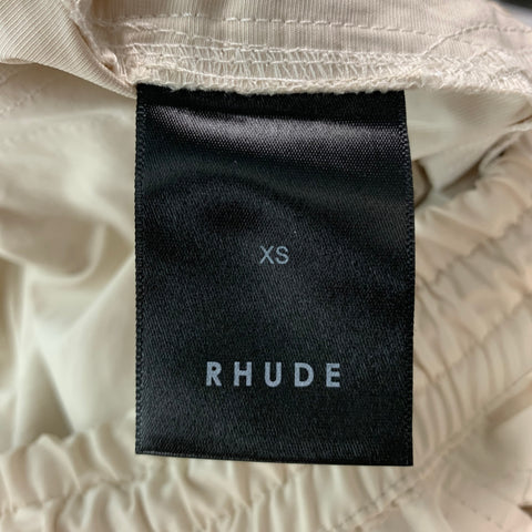 RHUDE Size XS Beige Cotton Blend Cargo Casual Pants