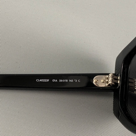 CELINE Black Acetate Besace Sunglasses