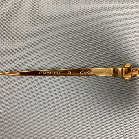 CARTIER Gold Titanium Sunglasses
