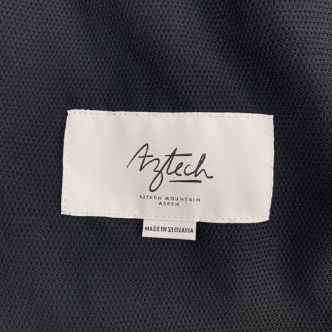 AZTECH Dale of Aspen Size L Navy Quilted Polyamide Blend Zip Up Vest