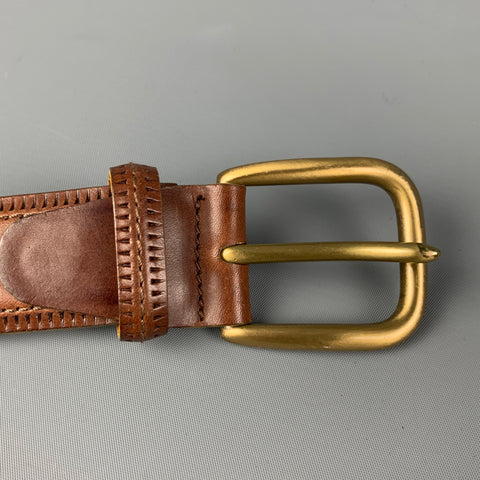 ROBERT TALBOTT Size 38 Brown Leather Belt