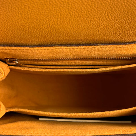 LOUIS VUITTON Brown Beige Monogram Leather Cross Body Handbag