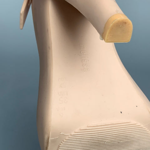 VIVIENNE WESTWOOD Anglomania Size 6 Rose Rubber Melissa Heels Pumps