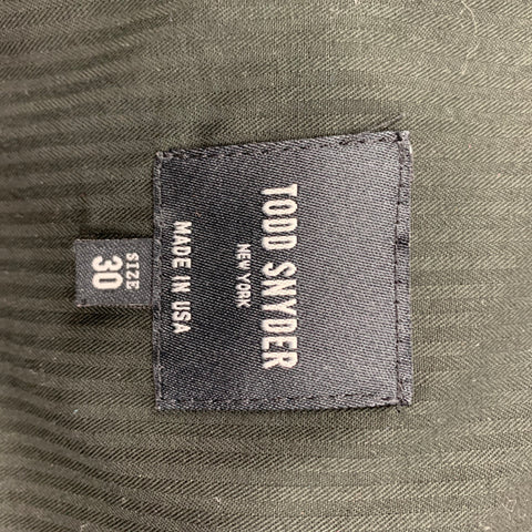 TODD SNYDER Size 40 Rose Wool Notch Lapel Suit