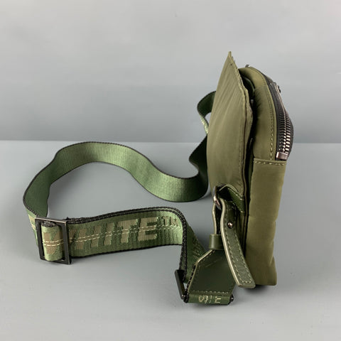 OFF-WHITE by VIRGIL ABLOH Olive Nylon Belt-Bag