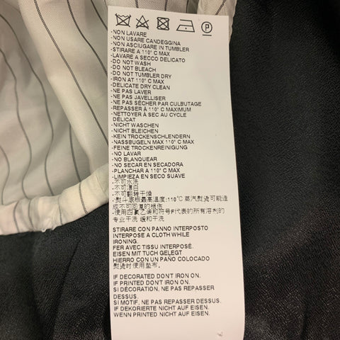 MARC JACOBS Size 38 Black Wool Polyester Tuxedo Sport Coat