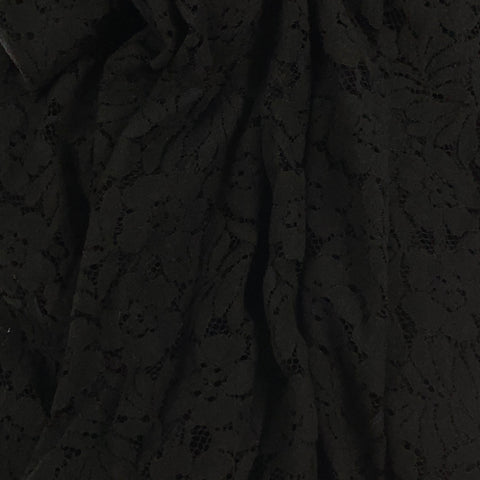 CUSTOM MADE Black Lace Hooded Size One Size Coat