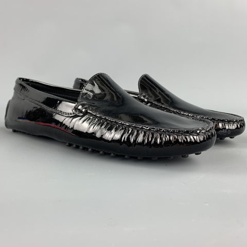 TOD'S Zapatos planos de charol negro talla 10
