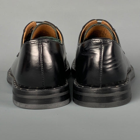 CHURCH'S Size 6 Black Wingtip Rebecca Lace Up Shoes