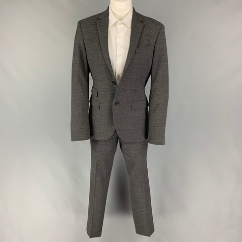 NEIL BARRETT Size 34 Grey Wool Lycra Single Breasted Suit