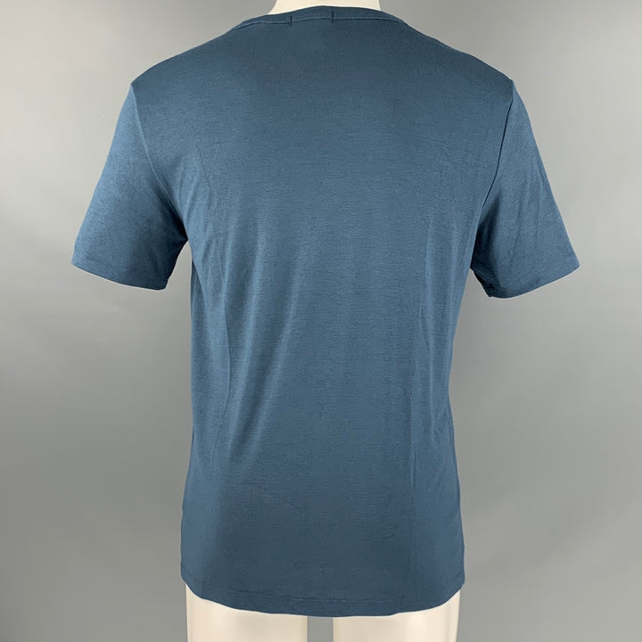 THEORY Size M Blue Modal Blend Jersey T-shirt