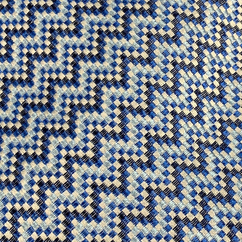MISSONI White Checkered Jacquard Silk Tie