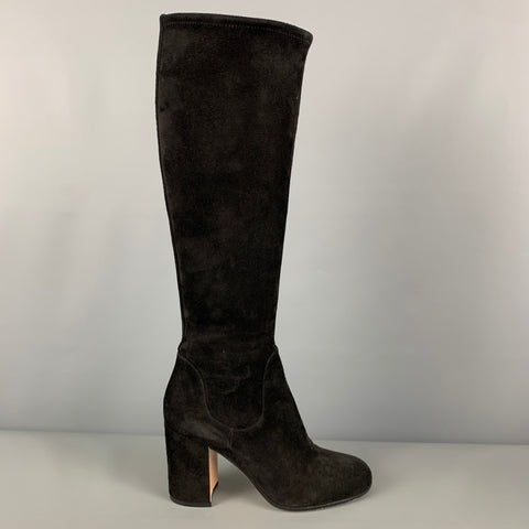 GIANVITO ROSSI Talla 7.5 Botas sin cordones negras
