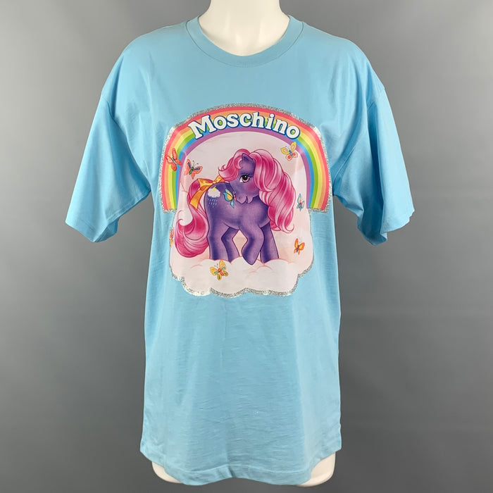 MOSCHINO COUTURE 2018 Size XXS Multi-Color Cotton My Little Pony T-Shirt