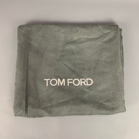 TOM FORD Botas de 105 mm de charol negro arrugadas Talla 7.5