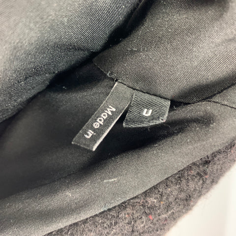THE KOOPLES Size One Size Black Red Acrylic Blend Plaid Jacket