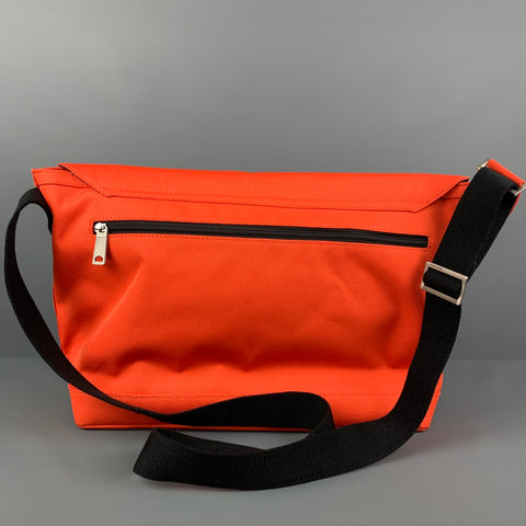 JACK SPADE Orange Black Canvas Cross Body Bag