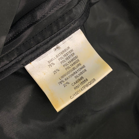 PORTS 1961 Size 10 Black Polyamide Polyester Ruched Sleeveless Cocktail Dress