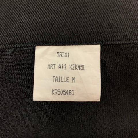 KENZO Size M Black Cotton Zip Up Jacket