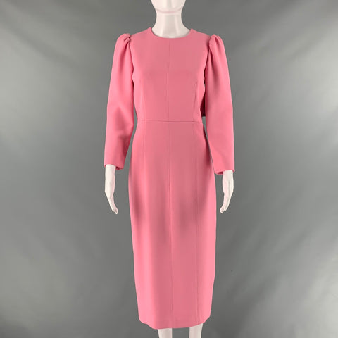 VERONICA BEARD Size 2 Pink Polyester Blend Maxi Long Dress